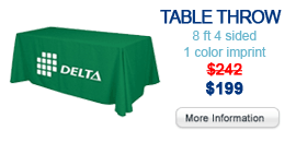 Custom table throw special