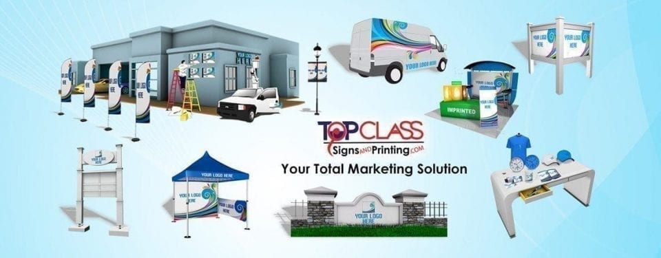 Top Class Signs and Printing Commercial printing and signage Miami Doral