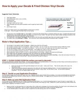 vinyl decal installation guide Page
