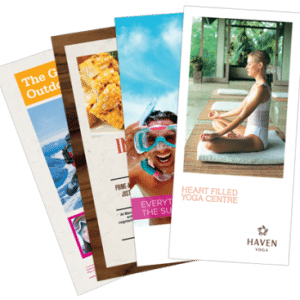 Rackcard Printed on 14 pt. Full Color - 4x9"