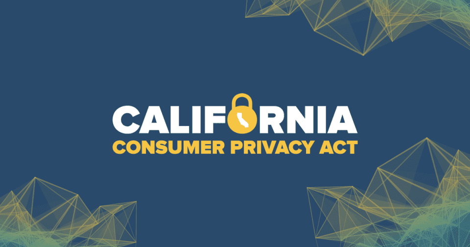 California Consumer Privacy Act of 2018