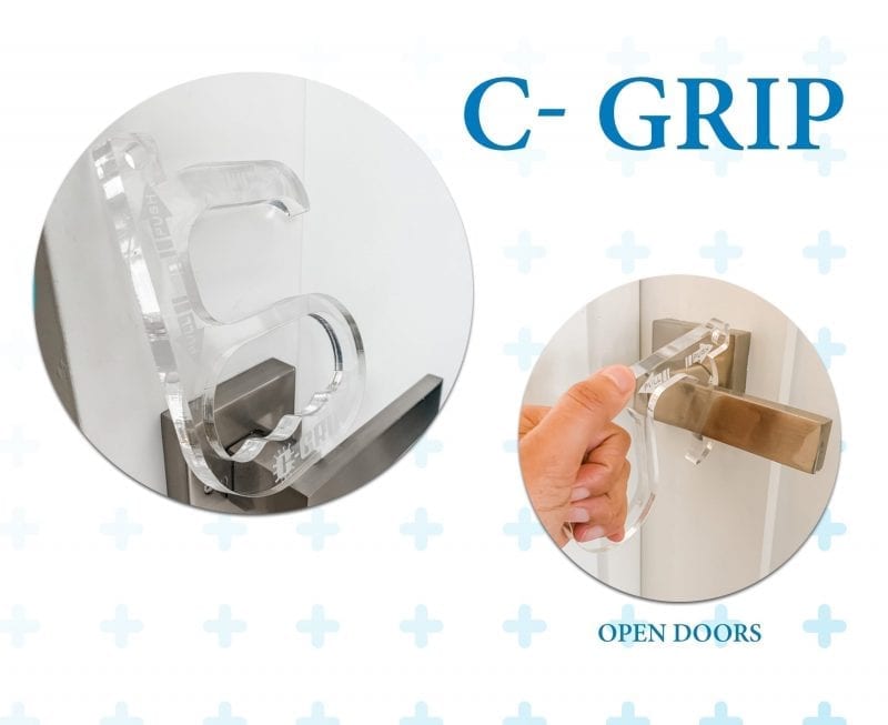 c-grip convid corona handle safety product
